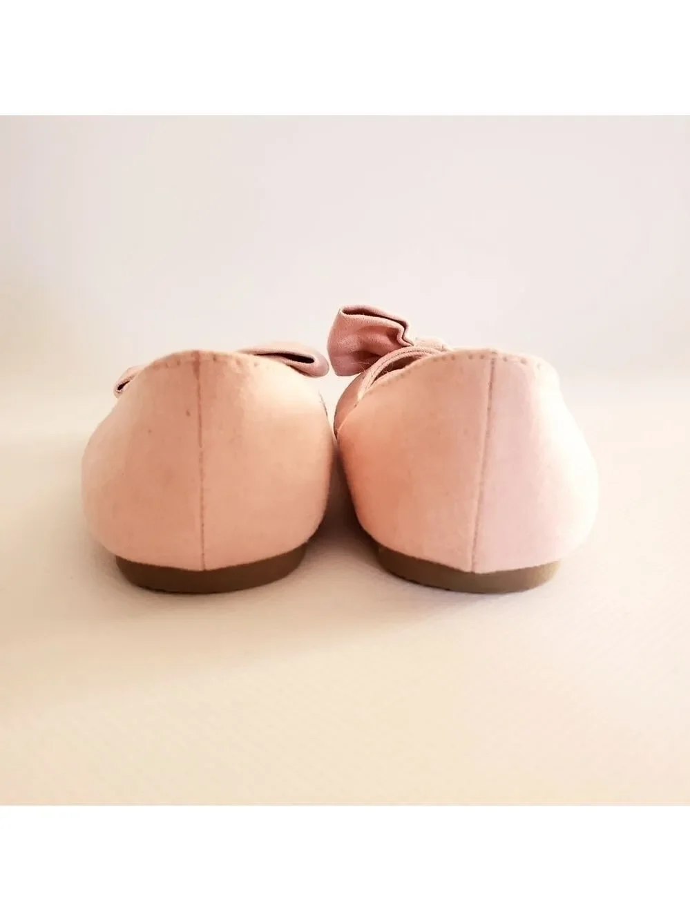 Gymboree Girls Bow Flats Pink Size 6 NWOT
